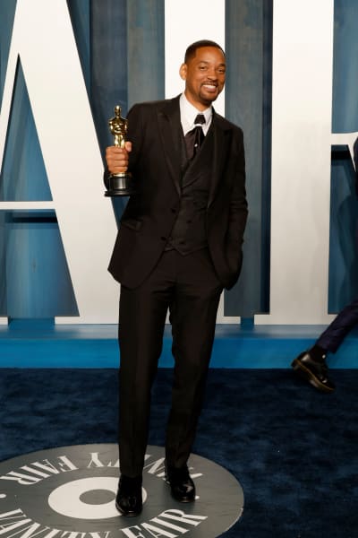 Will Smith assiste à la soirée des Oscars Vanity Fair 2022