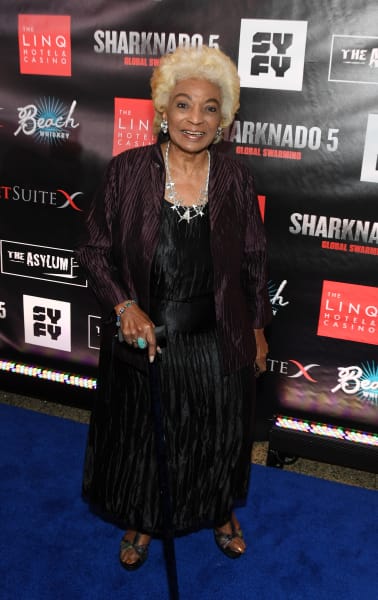L'actrice Nichelle Nichols assiste à la première de