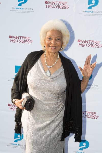 L'actrice Nichelle Nichols assiste au Vintage Hollywood Wine & Food