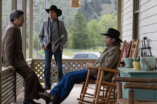 Rainwater et Kayce se rencontrent - Yellowstone Saison 5 Episode 3