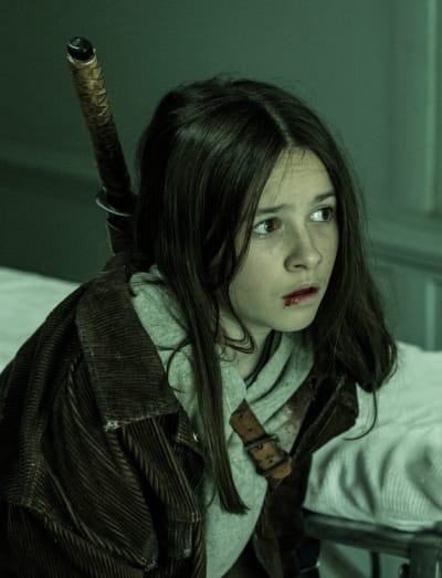 Judith regarde dans l'horreur