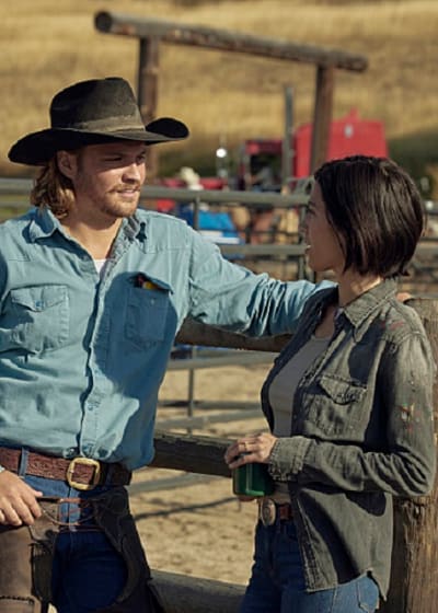 Kayce et Monica discutent - Yellowstone Saison 5 Episode 8