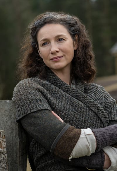 Caitríona Balfe dans le rôle de Claire Fraser dans la saison 7 - Outlander