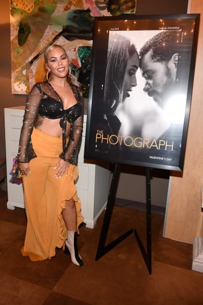 Jacky Oh assiste à une projection spéciale de 'The Photograph',