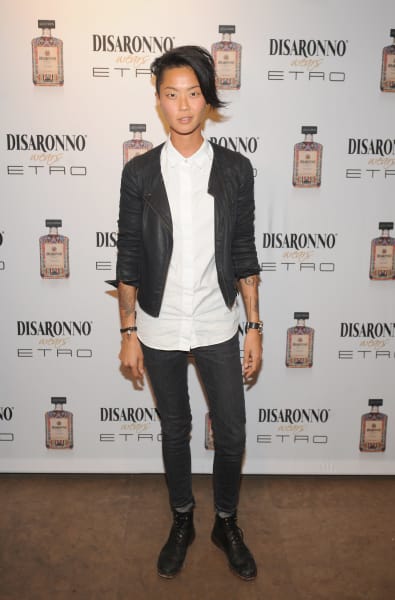 Le célèbre chef et personnalité de la télévision Kristen Kish assiste à l'événement de lancement DISARONNO Wears ETRO