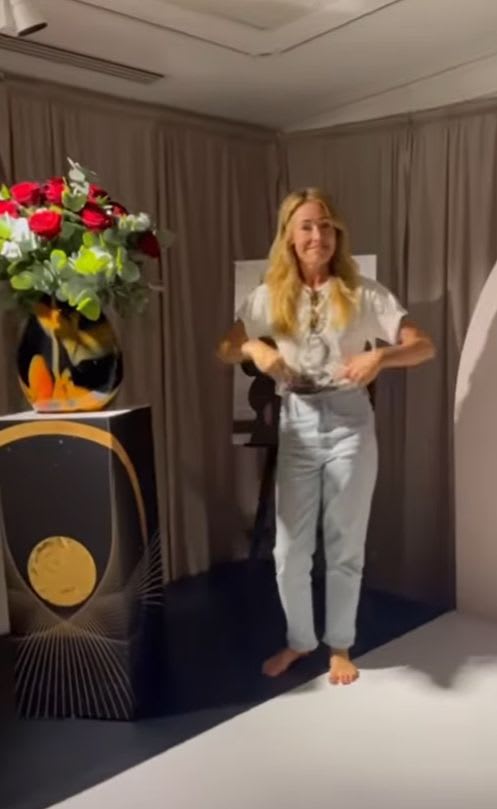 Cat Deeley sur scène
