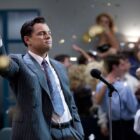 Leonardo DiCaprio stars as Jordan Belfort in The Wolf of Wall Street