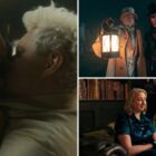 David Tennant, Michael Sheen, Maggie Service, and Nina Sosanya in 