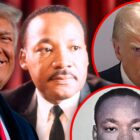 Trump's Mugshot Compared to MLK on March on Washington's 60th Anniversary