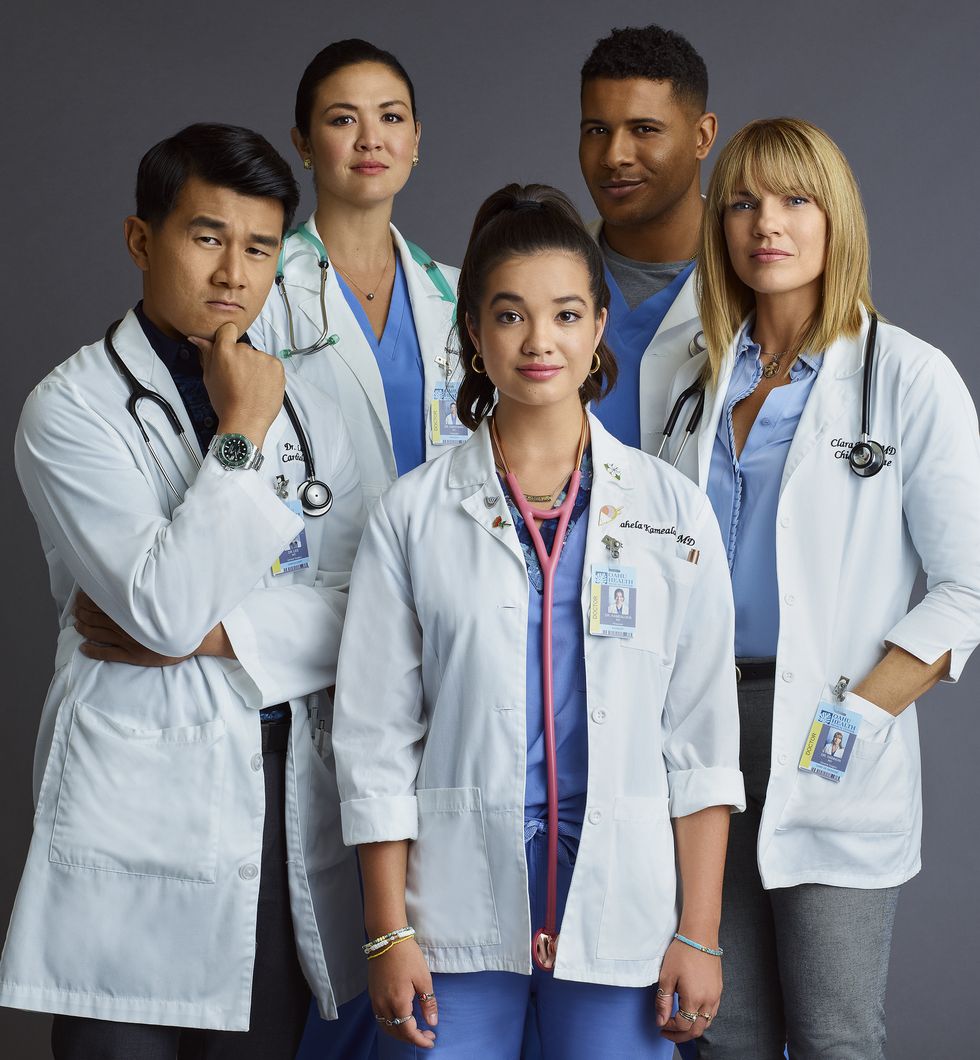 lahela, clara, noelani, charles and dr lee, doogie kamealoha md