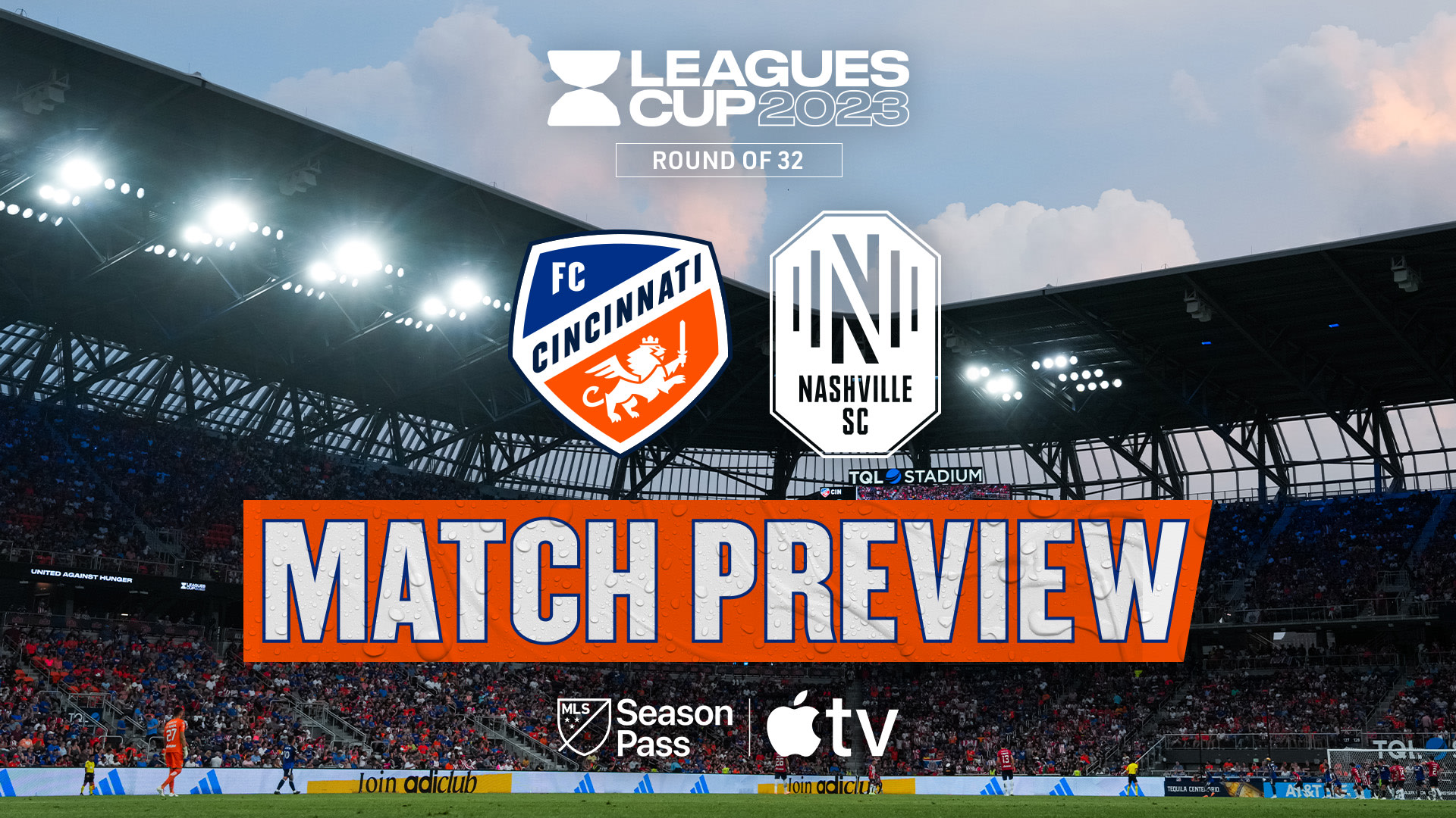 FC Cincinnati accueille Nashville SC pour les phases de groupe de la Leagues Cup.