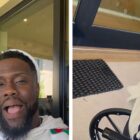 Kevin Hart Says He's In Wheelchair After Tearing Muscles Racing Former NFL Player