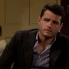 Michael Mealor as Kyle deep in thought in The Young and the Restless
