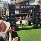 A joyful Lesley Paterson, co-writer of 2022 Netflix epic “All Quiet on the Western Front,” repeats as XTERRA Beaver Creek champion