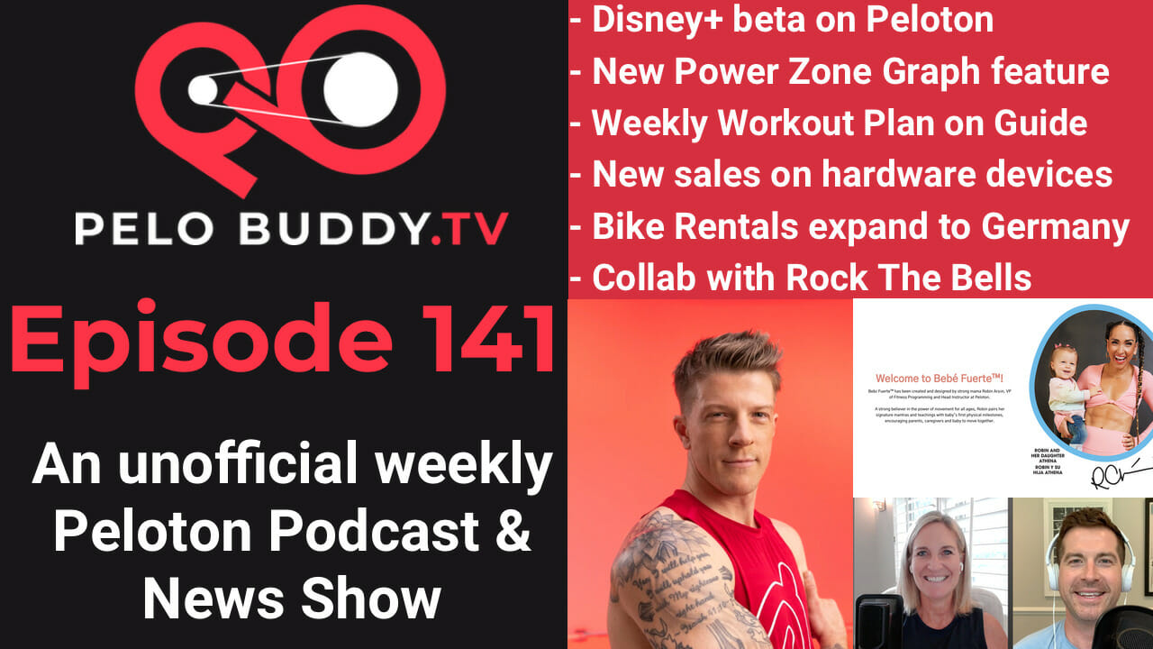 Les dernières actualités Peloton : Disney+ sur Peloton, graphiques de la Power Zone, nouvelle gamme de jouets Robin Arzon, plan d’entraînement hebdomadaire et plus encore dans le podcast Peloton de cette semaine.