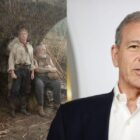 'Our Flag Means Death' Season 2 promo next to an image of Disney CEO Bob Iger