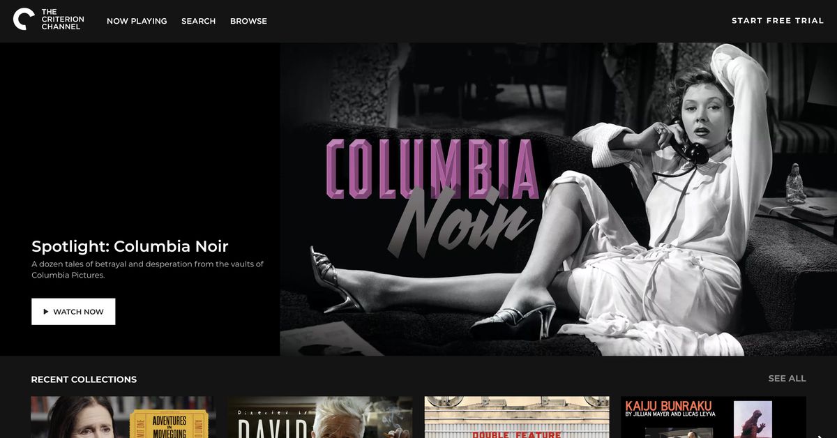 Recherchez facilement un script de film sur Netflix, comme sur Criterion Channel