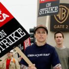 Striking writers take antitrust aim at Disney, Amazon, Netflix