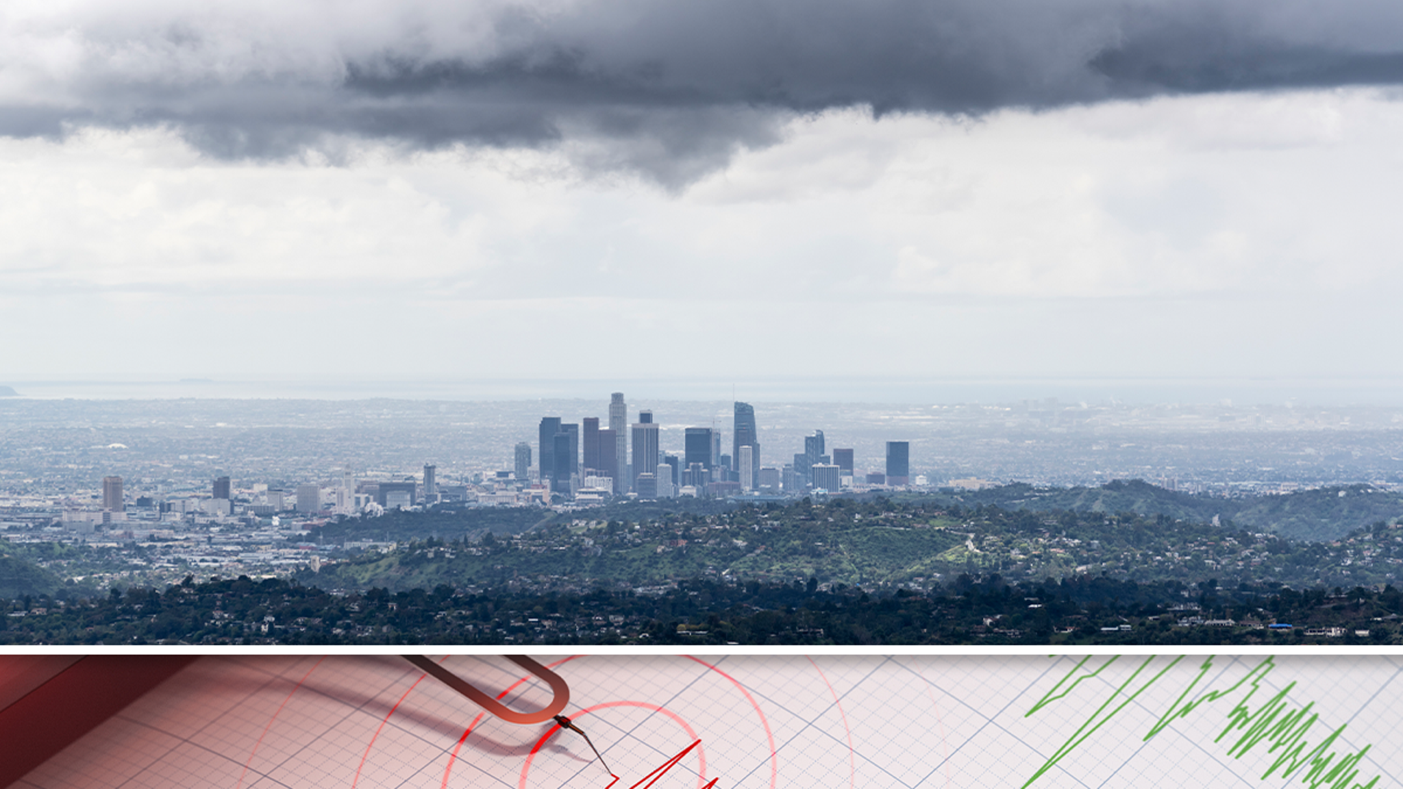 Secousse sismique à Los Angeles en pleine tempête Hilary