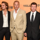 Kelly Reilly, Wes Bentley, Luke Grimes, Kevin Costner, Taylor Sheridan, Kelsey Asbille and Dave Annabl