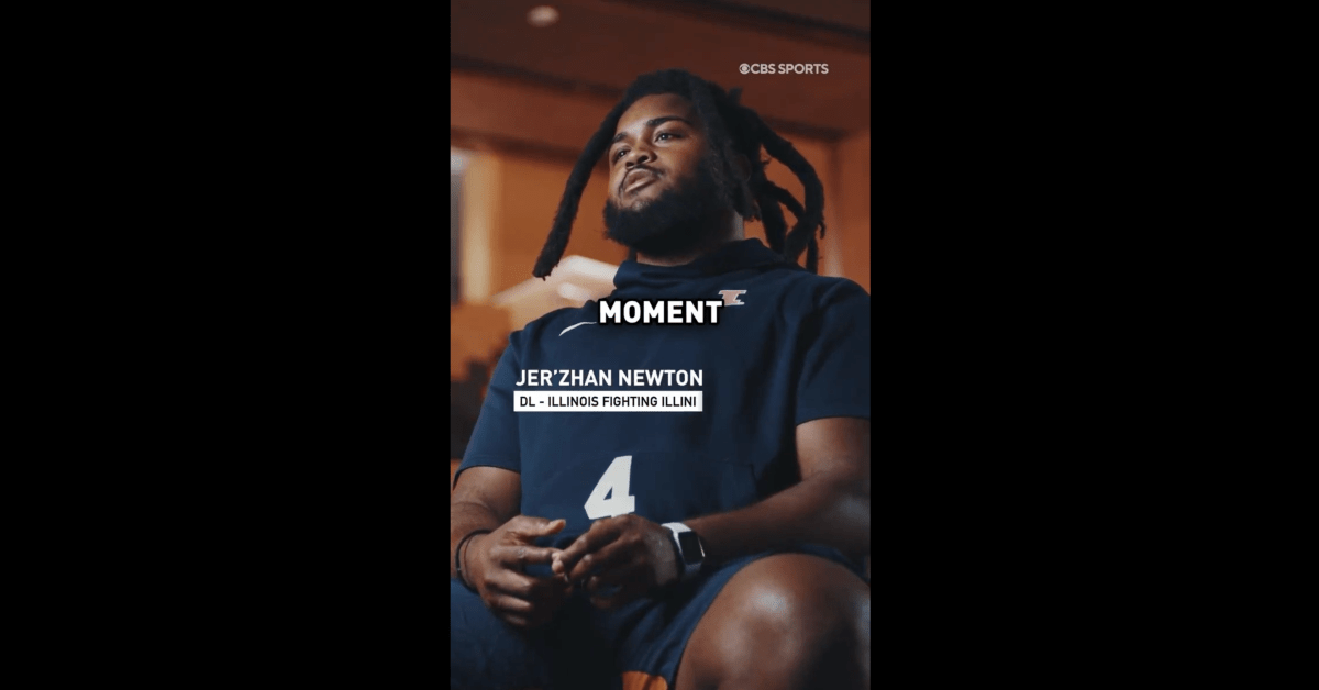 Un moment marquant pour Jer’Zhan Newton, DT de l’Illinois, lors de son entrée dans le monde du football universitaire.