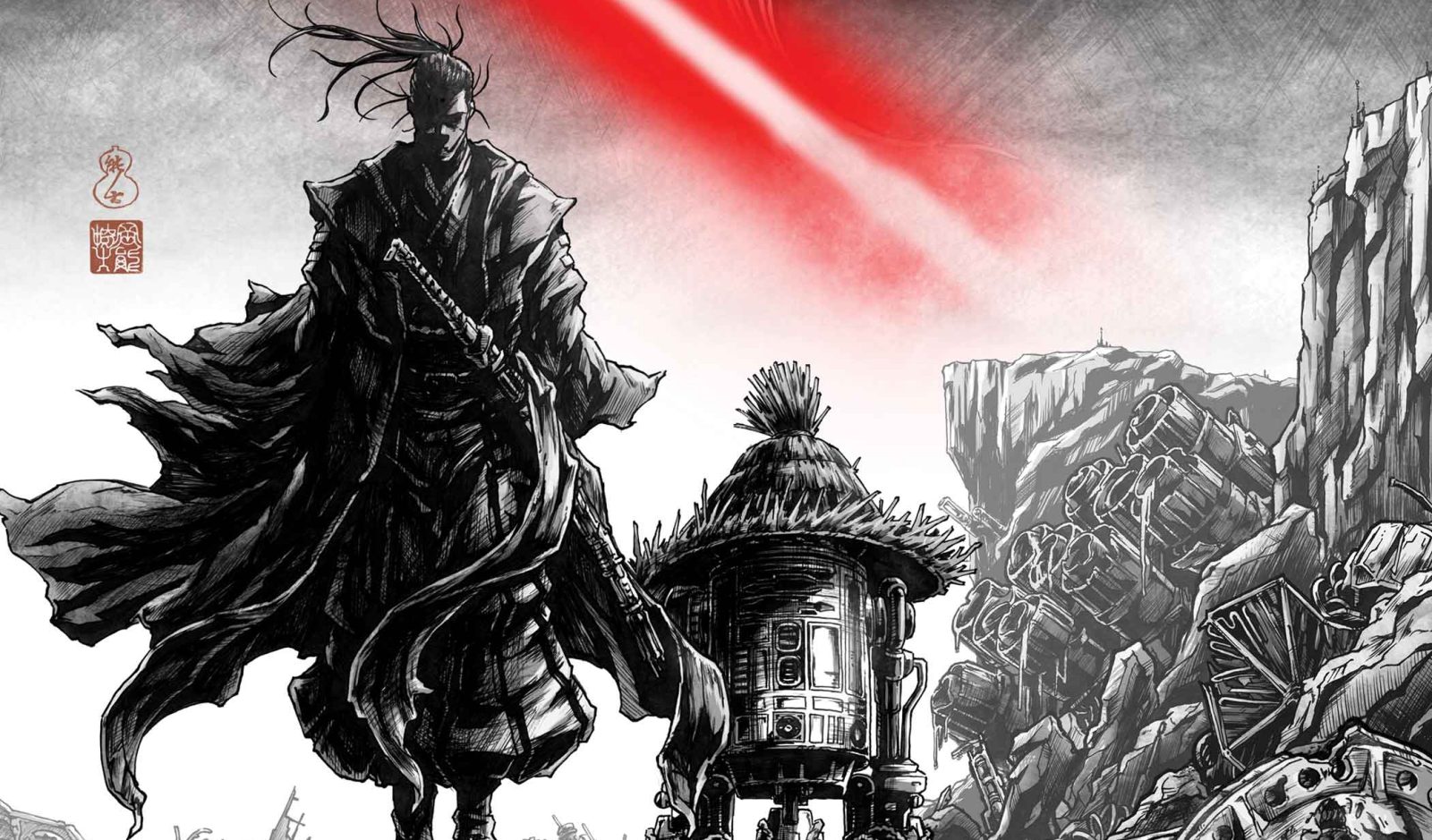 Poursuite des visions de Takashi Okazaki dans la saga du Ronin