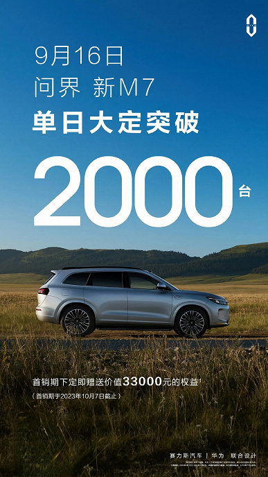 Huawei ne se limite pas aux smartphones à succès. En Chine, des files d'attente se forment pour le crossover Aito M7 - un concurrent du BMW X5L et Mercedes-Benz GLE 450 13 Huawei ne se limite pas aux smartphones à succès. En Chine, des files d'attente se forment pour le crossover Aito M7 - un concurrent du BMW X5L et Mercedes-Benz GLE 450