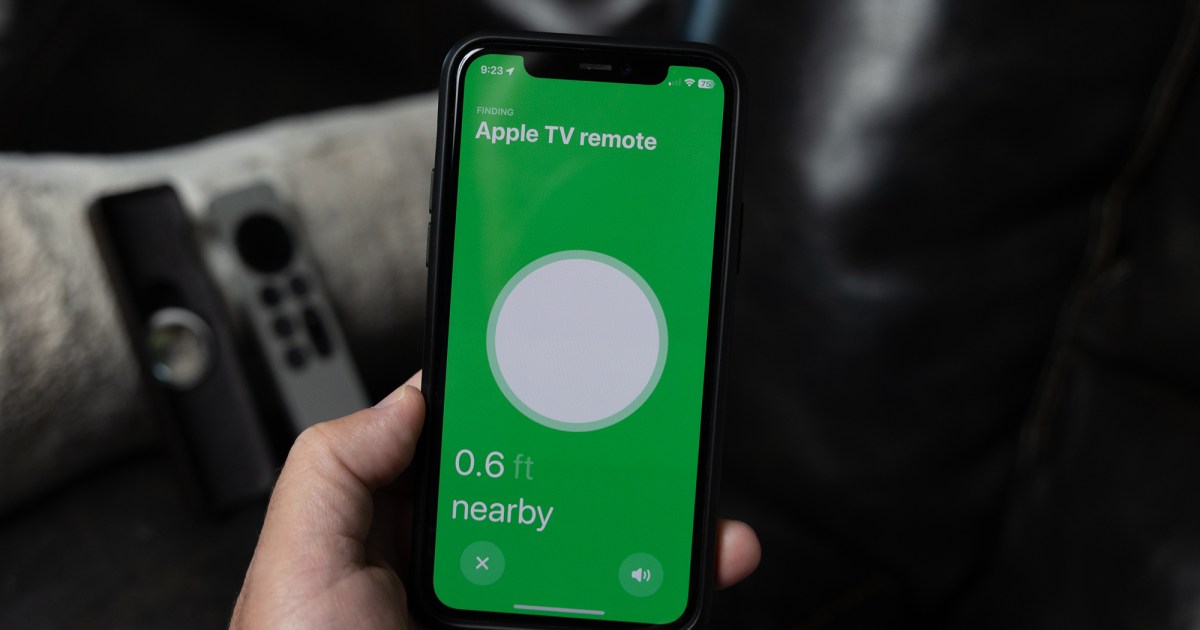 Retrouvez facilement votre télécommande Apple TV avec étui et AirTag