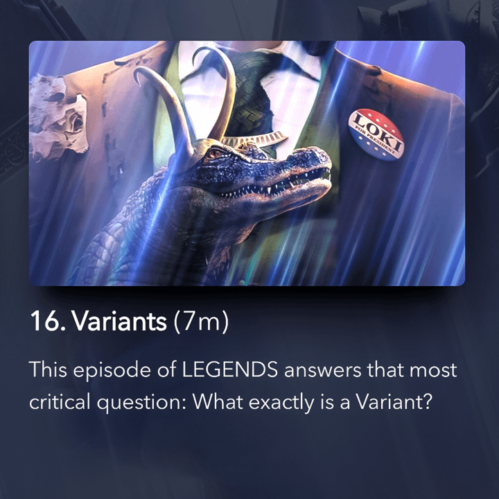 Variants Episode of Marvel Studios Legends