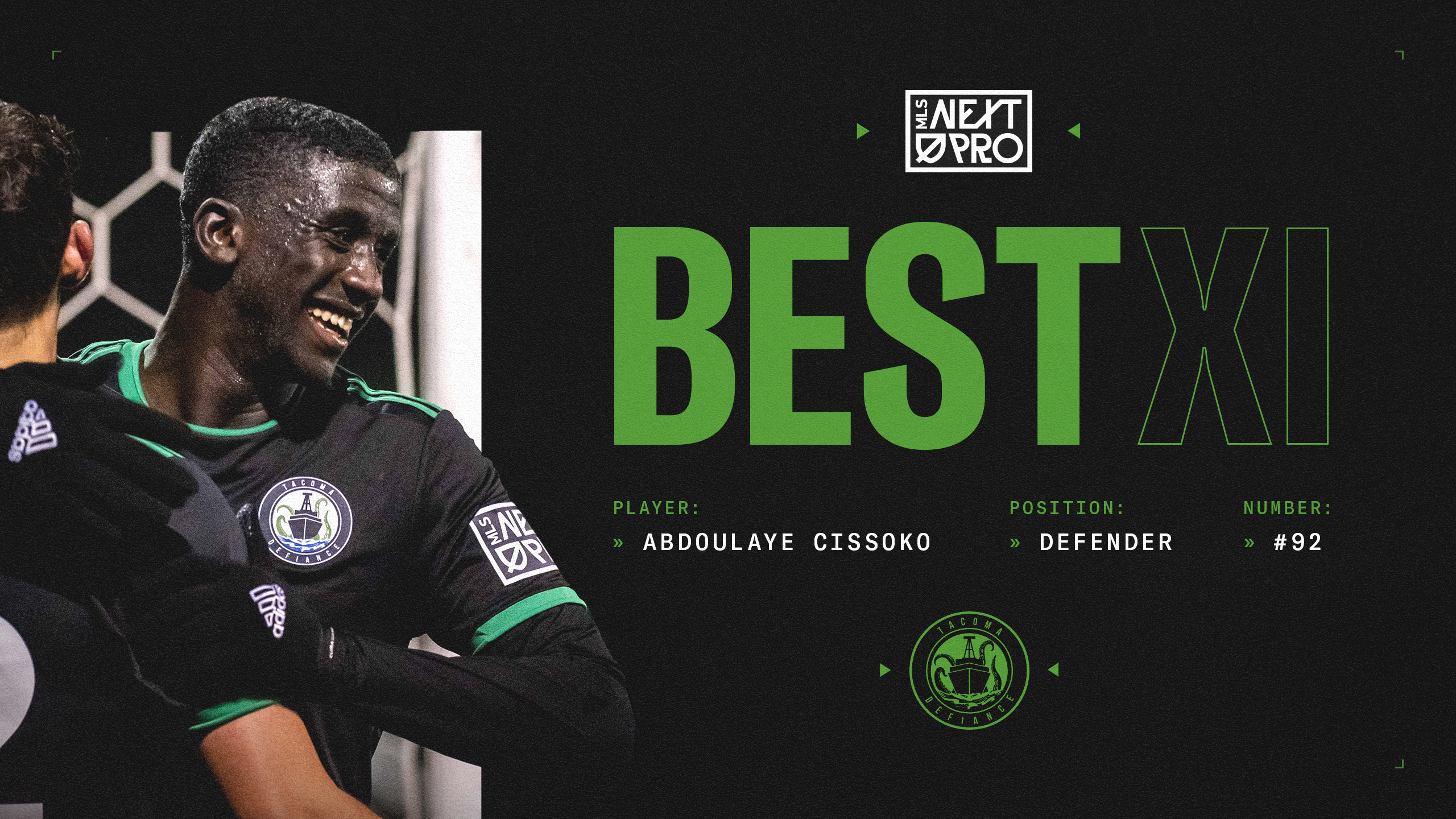 Abdoulaye Cissoko sélectionné dans le Onze d’Or 2023 de la MLS NEXT Pro