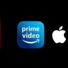Netflix, Amazon, and Apple TV+ logos