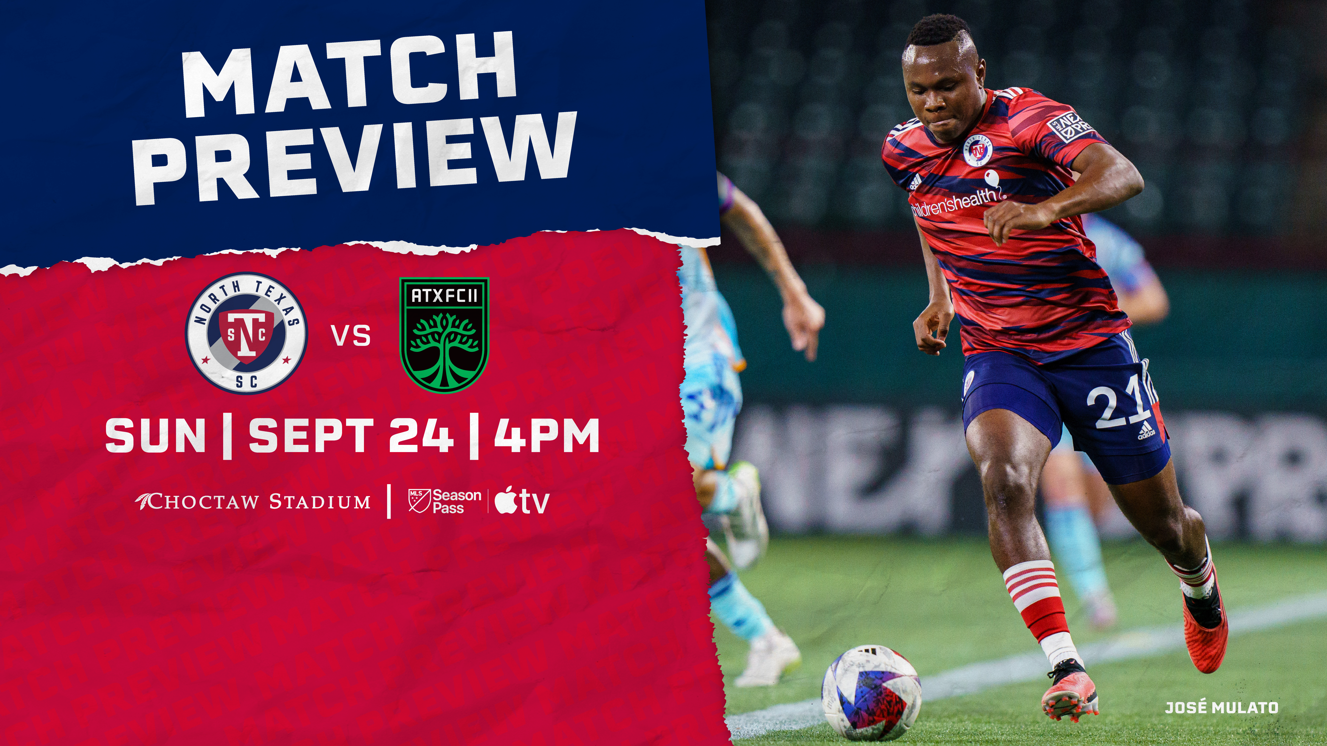 Aperçu : North Texas SC accueille Austin FC II le Jour de la Décision | 9.24.23