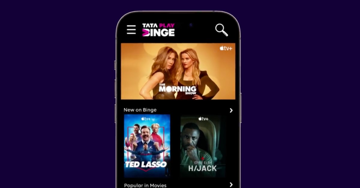 Apple TV+ maintenant disponible dans le package Tata Play Binge, élargissant la portée des créations originales d’Apple en Inde