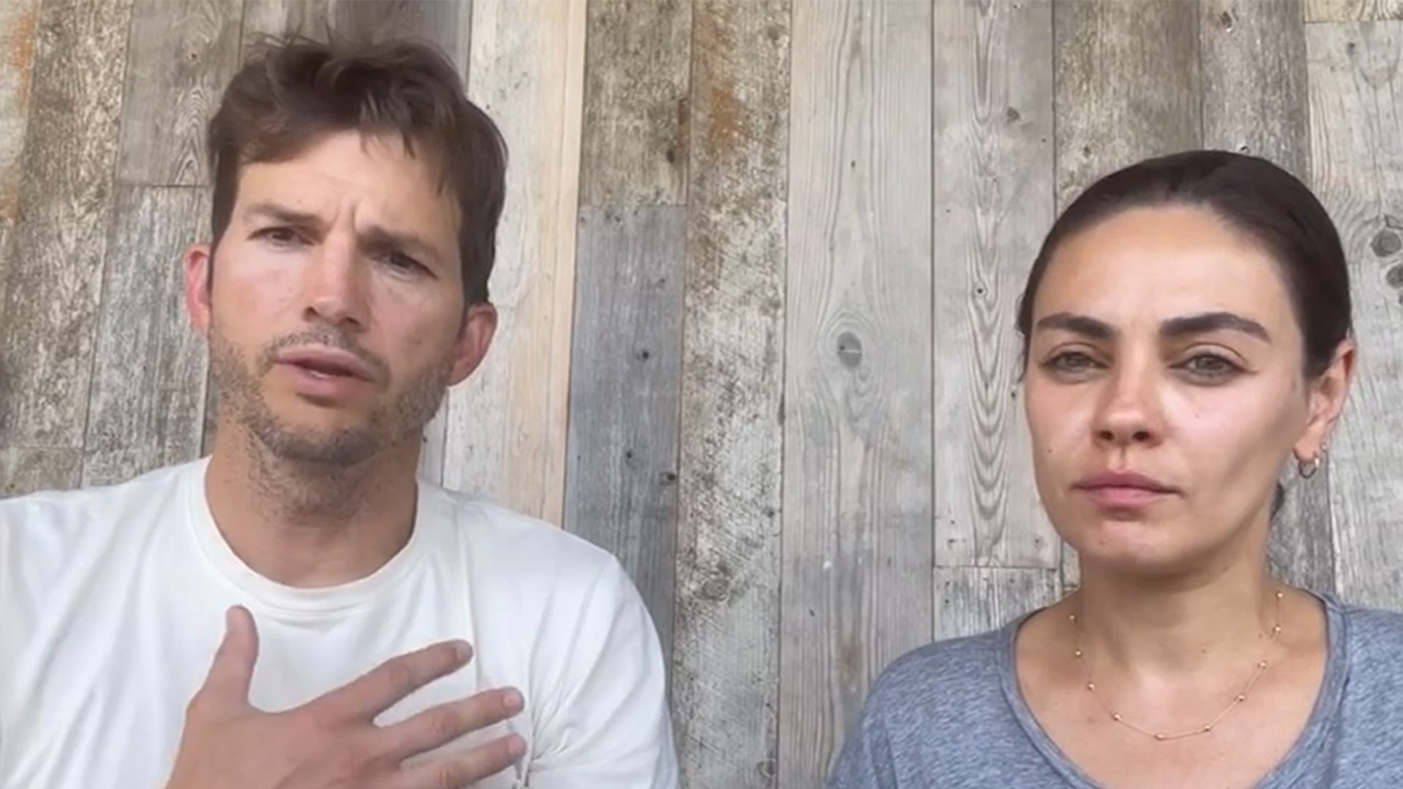 Ashton Kutcher et Mila Kunis répondent aux critiques concernant les lettres de Masterson.