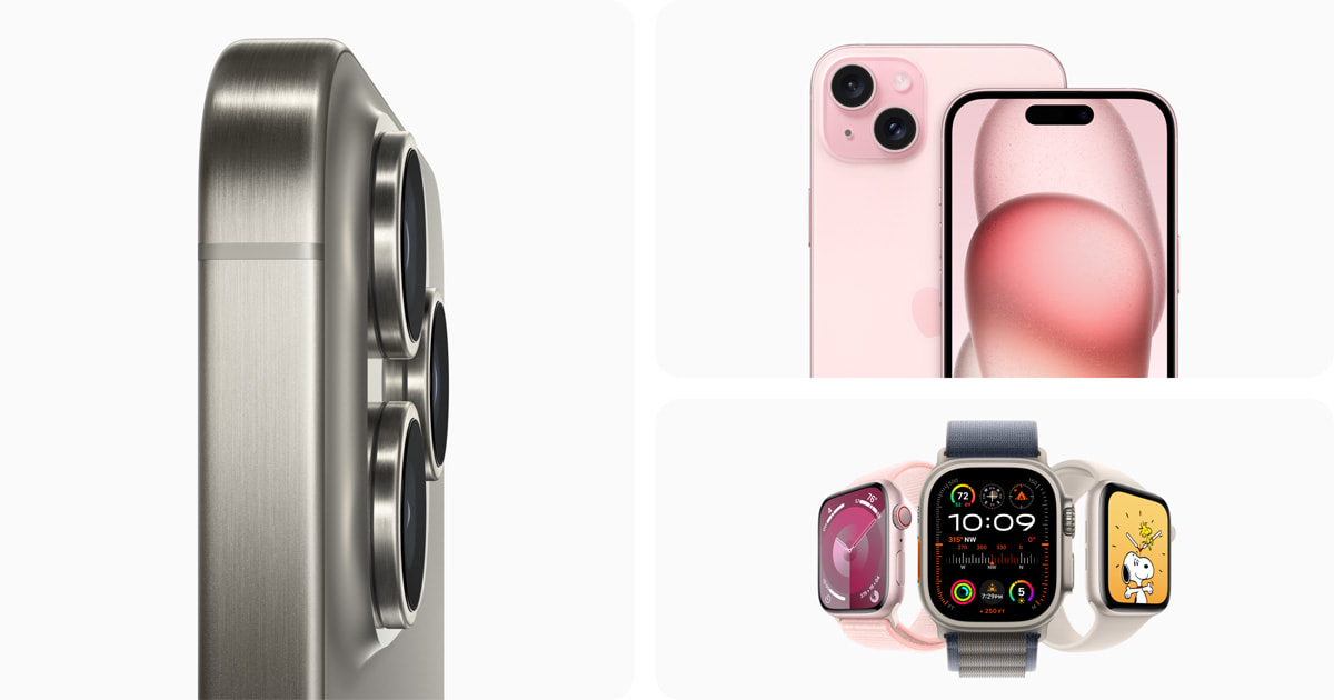 Commandez dès maintenant le nouveau iPhone 15 et les Apple Watch sans attendre chez Apple.