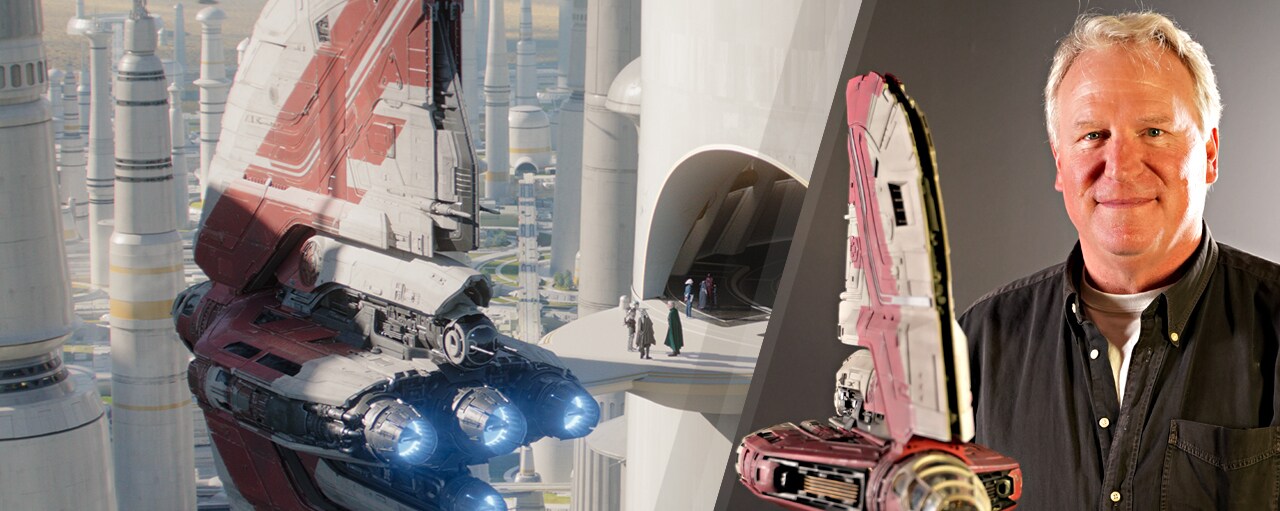Découvrez la réalisation du T-6 Jedi Shuttle d’Ahsoka par le ILM Model Shop
