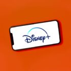 Disney+ logo on a phone