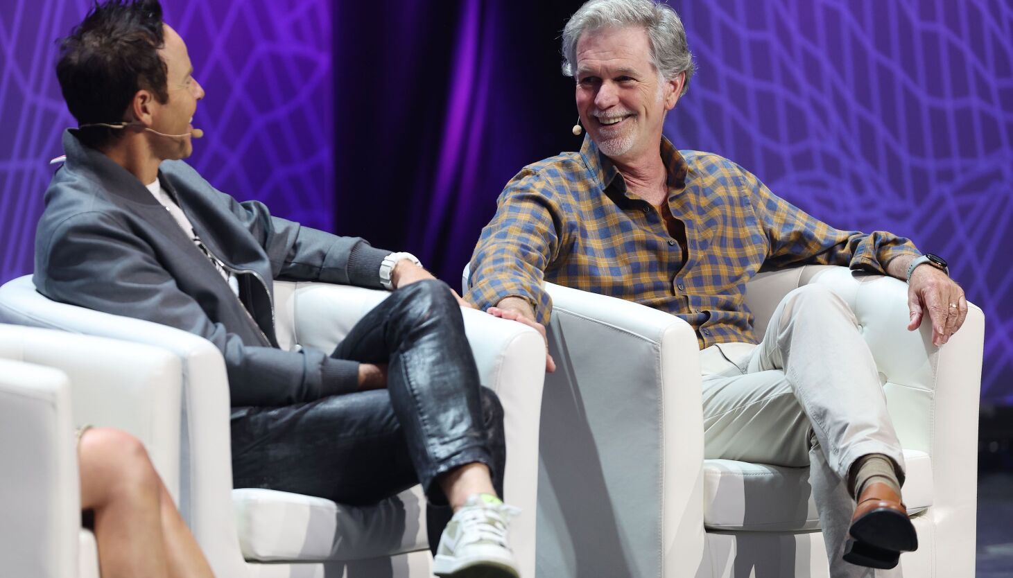 Fondateurs Netflix et Qualtrics évoquent similitudes au Sommet Silicon Slopes.