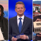 Whoopi Goldberg, Ken Jennings, and Pat Sajak