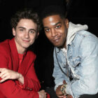 Kid Cudi and Timothee Chalamet