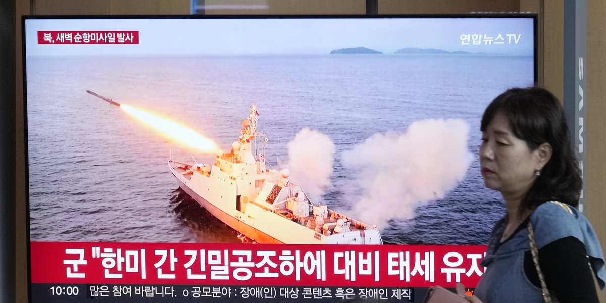 La Corée du Nord tire des missiles de croisière en mer à la fin des exercices militaires américano-sud-coréens.