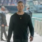 Joseph Sikora in Power book 4 walking away from two guys standing on dock