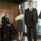 'Suits' cast: Gina Torres as Jessica Pearson, Rick Hoffmann as Louis Litt, Meghan Markle as Rachel Zane, Gabriel Macht as Harvey Specter, Patrick Adams as Mike Ross
