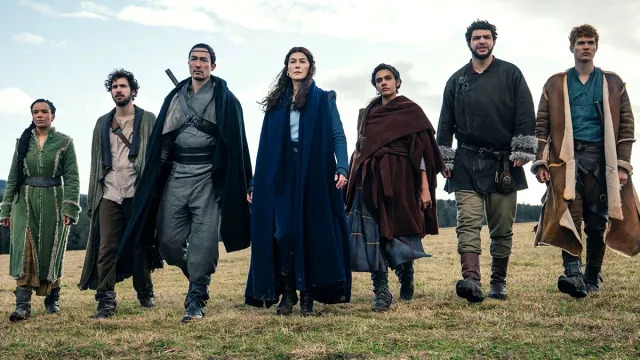 Lieu de tournage de la série TV avec des montagnes