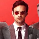 Daredevil with Spider-Man and Cap