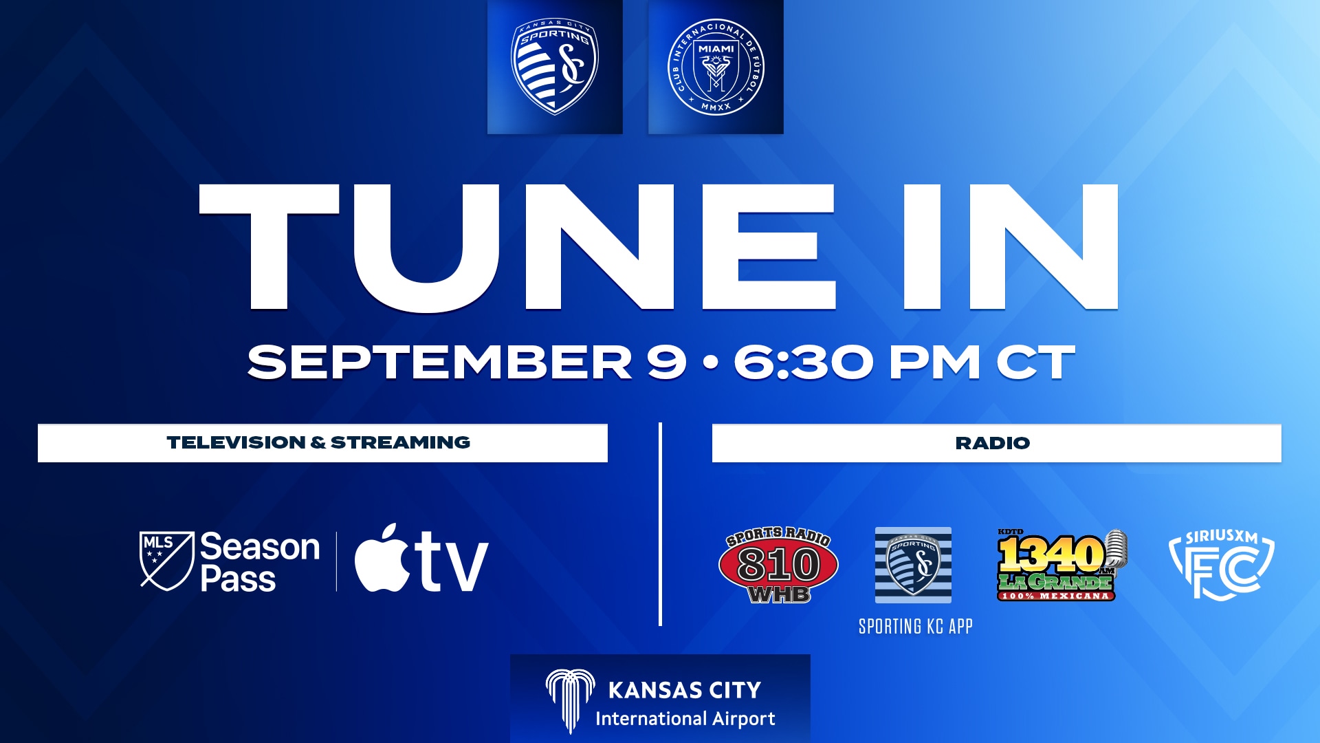 Match inaugural Sporting KC vs Inter Miami CF diffusé sur Apple TV