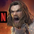 The app tile for the Netflix game Vikings: Valhalla
