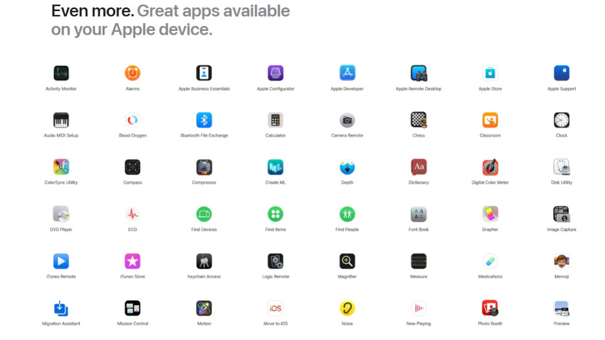 Nouveau site web d’Apple pour promouvoir ses applications