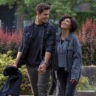 Robbie Amell and Andy Allo in 