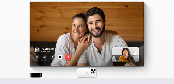 Nouvelle mise à jour : FaceTime débarque sur Apple TV 4K